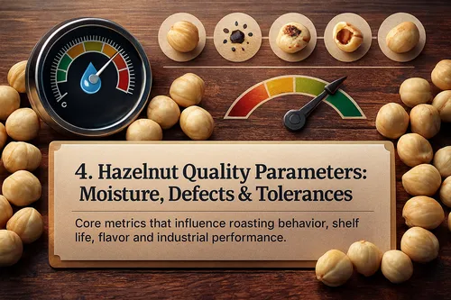 Hazelnut quality and defect evaluation